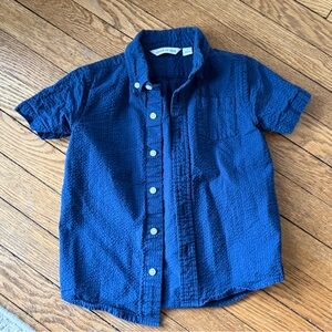 Janie and Jack Classic Blue Button Down Shirt - Size 4